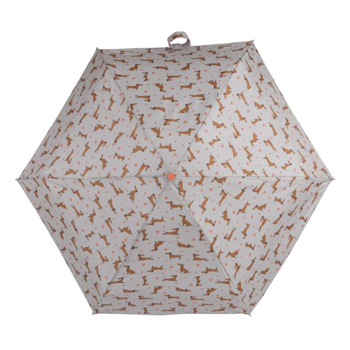totes® Compact Round Dachshund Hearts (5 Section) Extra Image 2